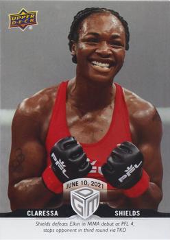 2021 Upper Deck Game Dated Moments - Silver #3 Claressa Shields Front