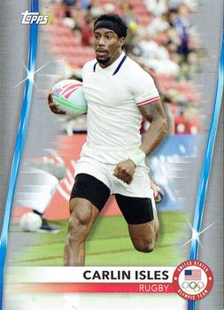 2021 Topps U.S. Olympic & Paralympic Team & Hopefuls - Silver #5 Carlin Isles Front