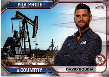 2021 Topps U.S. Olympic & Paralympic Team & Hopefuls - For Pride and Country #PC-10 David Boudia Front