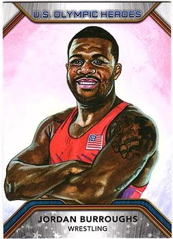 2021 Topps U.S. Olympic & Paralympic Team & Hopefuls - Olympic Heroes #OH-JB Jordan Burroughs Front