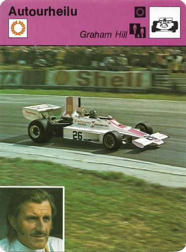 1977 Sportscaster Series 12 Finnish #12-265 Graham Hill Front