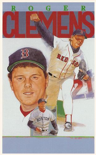1991 Allan Kaye's Sports Cards News Magazine - Postcards 1991-92 (Portraits) #13 Roger Clemens Front