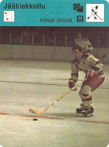 1978 Sportscaster Series 42 Finnish #42-1008 Viivoja jäässä Front