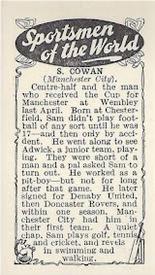 1934 Amalgamated Press Sportsmen of the World #NNO Sam Cowan Back