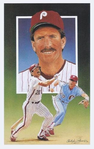 1990-91 Legends Sports Memorabilia Postcards First Series #1 Mike Schmidt Front