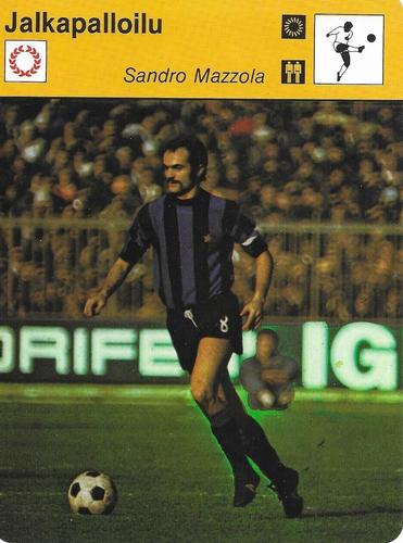 1979 Sportscaster Series 63 Finnish #63-1511 Sandro Mazzola Front