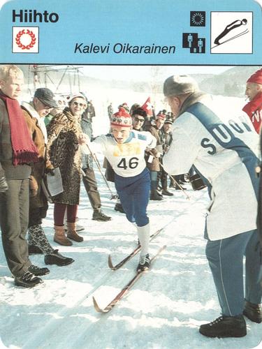 1979 Sportscaster Series 82 Finnish #82-1963 Kalevi Oikarainen Front