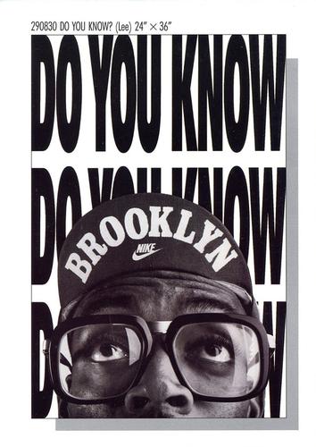 1982-92 Nike Poster Cards #290830 Spike Lee Front