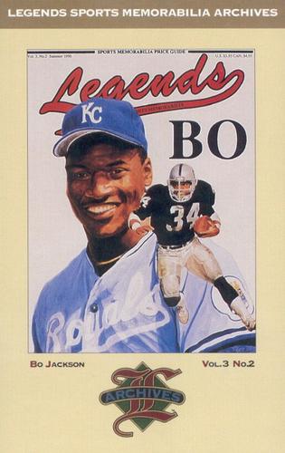 1992-93 Legends Sports Memorabilia Archives Postcards #11 Bo Jackson Front