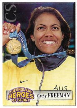 2002 Courier Mail Sunday Mail Queensland Heroes of Sport #18 Cathy Freeman Front