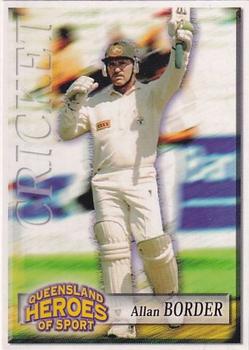 2002 Courier Mail Sunday Mail Queensland Heroes of Sport #31 Allan Border Front