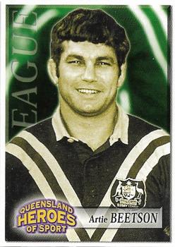 2002 Courier Mail Sunday Mail Queensland Heroes of Sport #61 Artie Beetson Front