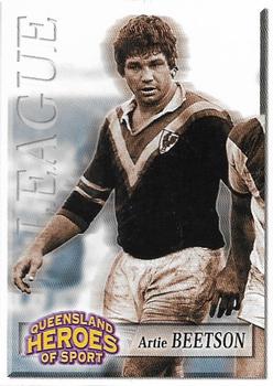 2002 Courier Mail Sunday Mail Queensland Heroes of Sport #64 Artie Beetson Front