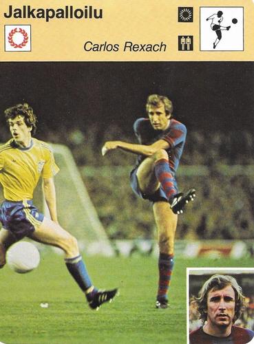 1980 Sportscaster Series 113 Finnish #113-2709 Carles Rexach Front