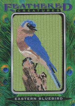 2021 Upper Deck Goodwin Champions - Feathered Creatures Manufactured Patches #FC-37 Eastern Bluebird Front