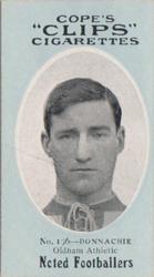 1910 Cope Brothers Noted Footballers #196 Joe Donnachie Front