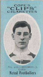 1910 Cope Brothers Noted Footballers #402 Frank Mitchell Front