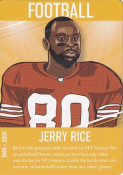2020 Bubblegum Stuff Greatest Of All Time Game #NNO Jerry Rice Front
