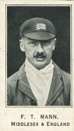 1925-28 Barratt & Co. Cricketers, Footballers & Teams #NNO Frank Mann Front