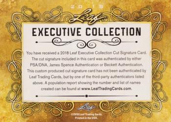 2018 Leaf Executive Collection #NNO Carroll Shelby Back