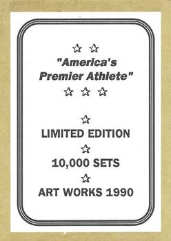 1990 Art Works (Unlicensed) #NNO Bo Jackson Back