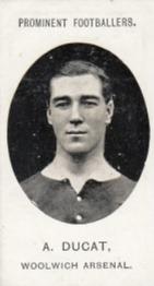 1908 Taddy & Co. Prominent Footballers, Series 2 #NNO Andy Ducat Front