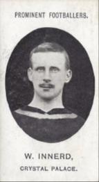 1908 Taddy & Co. Prominent Footballers, Series 2 #NNO Wilf Innerd Front