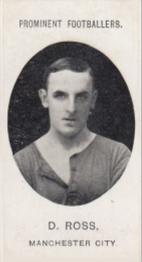 1908 Taddy & Co. Prominent Footballers, Series 2 #NNO Davie Ross Front