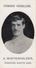 1908 Taddy & Co. Prominent Footballers, Series 2 #NNO Arthur Winterhalder Front