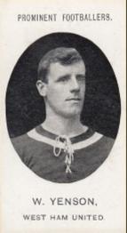 1908 Taddy & Co. Prominent Footballers, Series 2 #NNO Billy Yenson Front