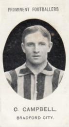 1907 Taddy & Co. Prominent Footballers, Series 1 #NNO Robert Campbell Front