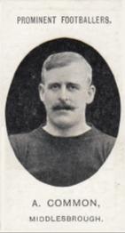 1907 Taddy & Co. Prominent Footballers, Series 1 #NNO Alf Common Front