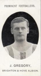 1907 Taddy & Co. Prominent Footballers, Series 1 #NNO Julius Gregory Front