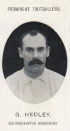 1907 Taddy & Co. Prominent Footballers, Series 1 #NNO George Hedley Front