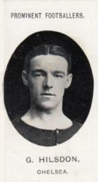 1907 Taddy & Co. Prominent Footballers, Series 1 #NNO George Hilsdon Front