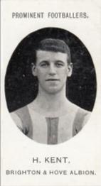 1907 Taddy & Co. Prominent Footballers, Series 1 #NNO Harry Kent Front