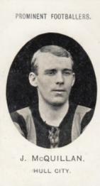 1907 Taddy & Co. Prominent Footballers, Series 1 #NNO Jack McQuillan Front