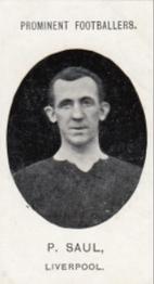 1907 Taddy & Co. Prominent Footballers, Series 1 #NNO Percy Saul Front
