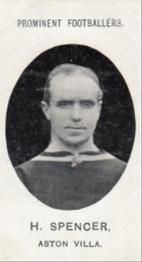 1907 Taddy & Co. Prominent Footballers, Series 1 #NNO Howard Spencer Front