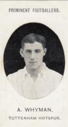 1907 Taddy & Co. Prominent Footballers, Series 1 #NNO Alfred Whyman Front