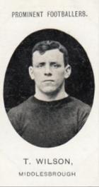 1907 Taddy & Co. Prominent Footballers, Series 1 #NNO Thomas Wilson Front