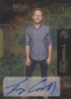 2021 SkyBox Metal Universe Champions - Base Gold Autographs #13 Tommy Caldwell Front