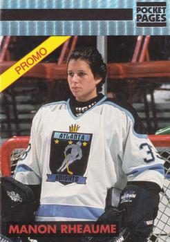 1992-94 Pocket Pages Cards - Free Samples #53 Manon Rheaume Front