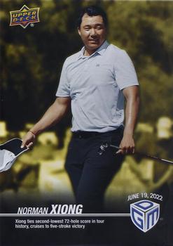 2022 Upper Deck Game Dated Moments - Gold #13 Norman Xiong Front