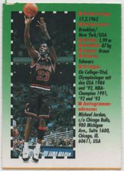 1996 Bravo Sport Magazine 'Champion Cards' #NNO Michael “Air” Jordan Back