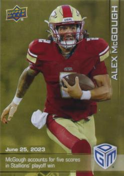 2023 Upper Deck Game Dated Moments - Gold #30 Alex McGough Front