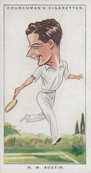 1928 Churchman's Men of the Moment In Sport #35 Bunny Austin Front