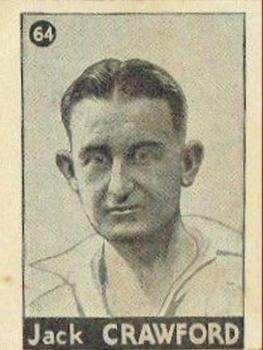 1936 The Comet Stars Of Australian Sport #64 Jack Crawford Front