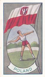 1936 Allen's Sports and Flags of Nations - Q-T Fruit Drops #36 Poland Front