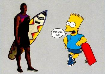 1990 Bart Knows Gray (unlicensed) #NNO Bo Jackson / Bart Simpson Front